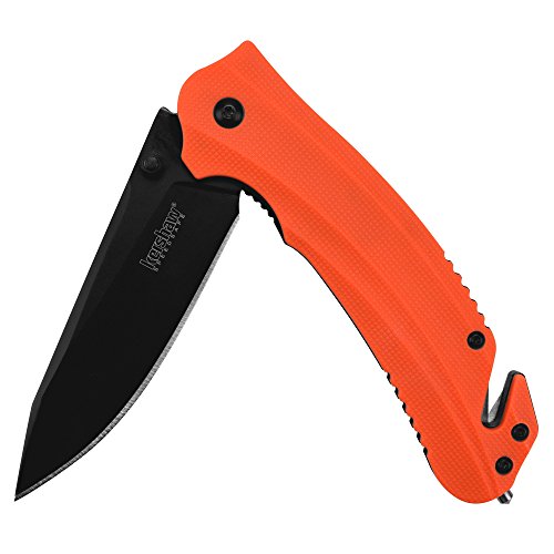 Kershaw Barricade 8650 Multifunction Rescue Pocket Knife with 3....