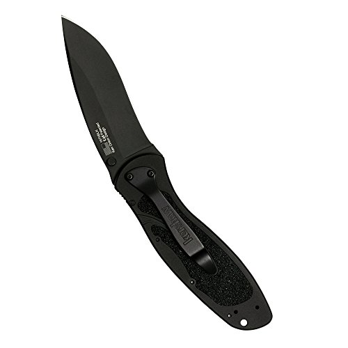 Kershaw Blur Black 1670BLK Everyday Carry Pocketknife with 3.4” ...