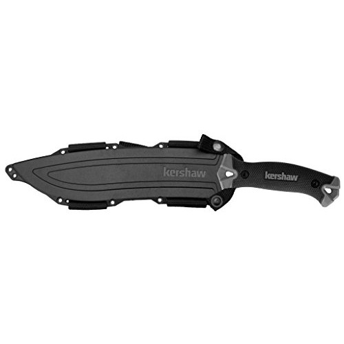 Kershaw Camp 10 1077, Fixed Blade Camp Knife, 10-inch 65Mn Carbo...