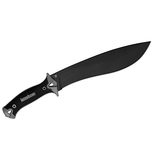 Kershaw Camp 10 1077, Fixed Blade Camp Knife, 10-inch 65Mn Carbo...