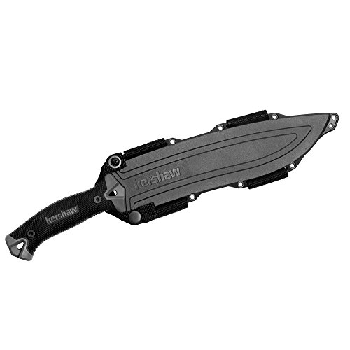 Kershaw Camp 10 1077, Fixed Blade Camp Knife, 10-inch 65Mn Carbo...
