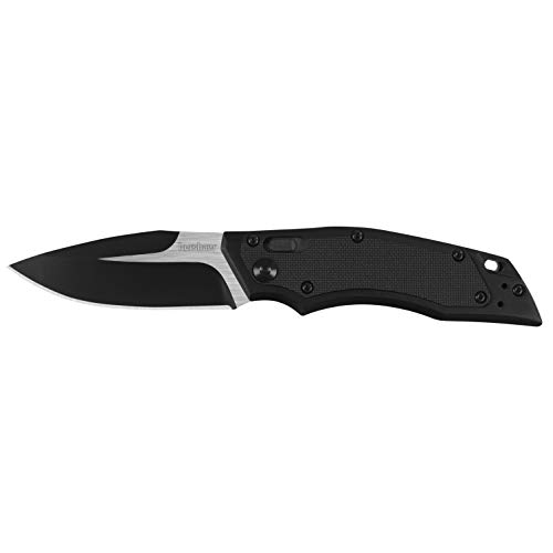 Kershaw Induction Pocket Knife 1905; Black 3.1 Inch Drop Point B...