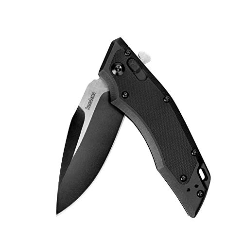 Kershaw Induction Pocket Knife 1905; Black 3.1 Inch Drop Point B...