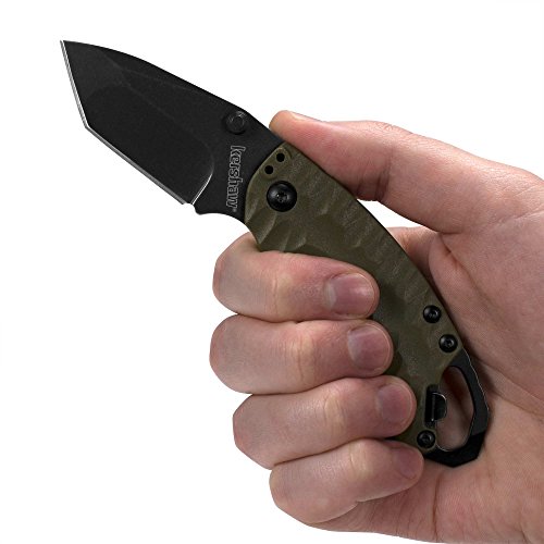 Kershaw Shuffle II Olive Multifunction Folding Pocket Knife 8750T...