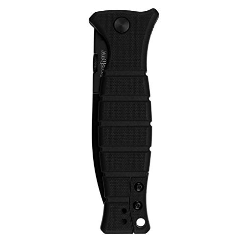 Kershaw XCOM Military-Style Pocketknife; 3.6-inch Black-Oxide Coat...