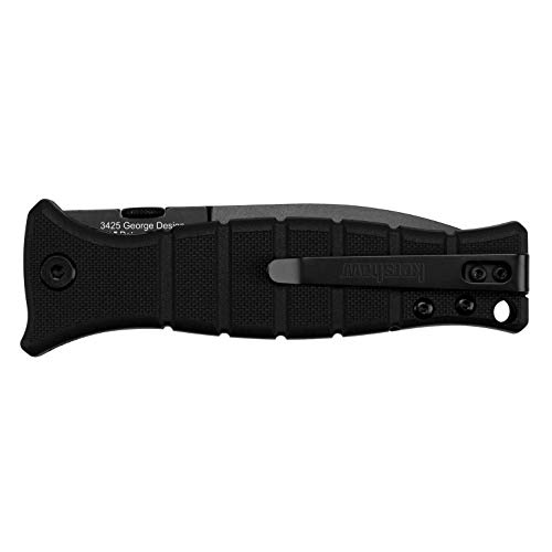 Kershaw XCOM Military-Style Pocketknife; 3.6-inch Black-Oxide Coat...