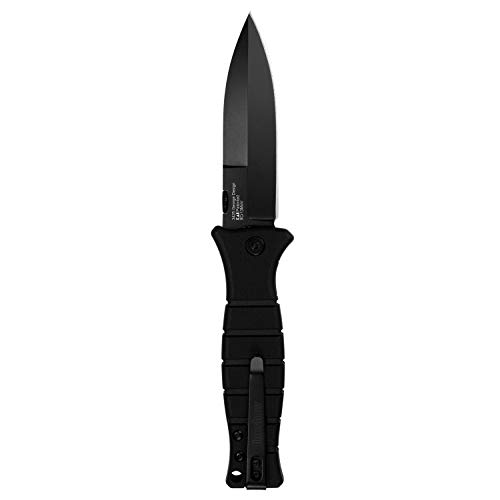 Kershaw XCOM Military-Style Pocketknife; 3.6-inch Black-Oxide Coat...
