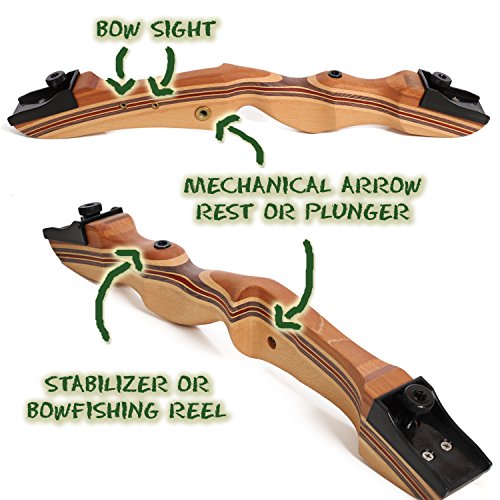 KESHES Takedown Hunting Recurve Bow Archery - 62 Hunting Bow 15-3...