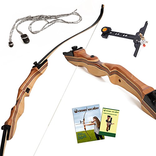 KESHES Takedown Hunting Recurve Bow Archery - 62 Hunting Bow 15-3...