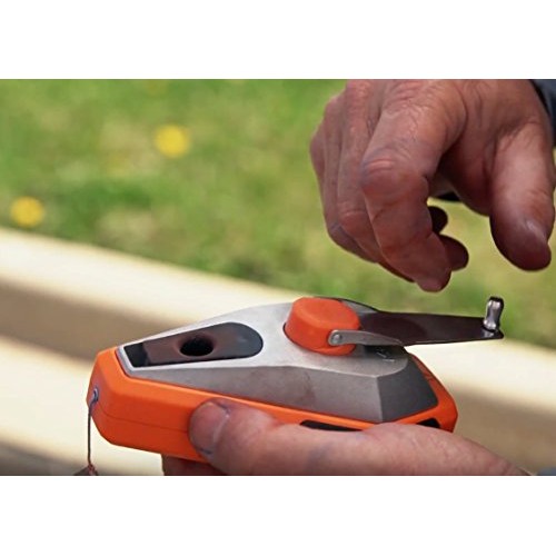 Keson K3XPRO Precision String Chalk Line Reel with 3X1 Rewind, 100...