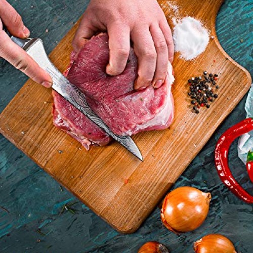 Kessaku 6-Inch Boning Fillet Knife - Ronin Series - Japanese Etche...