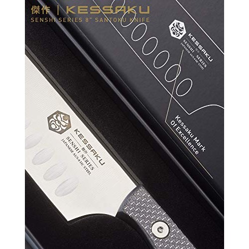 Kessaku 8-Inch Santoku Knife - Senshi Series - Japanese AUS-8 HC S...
