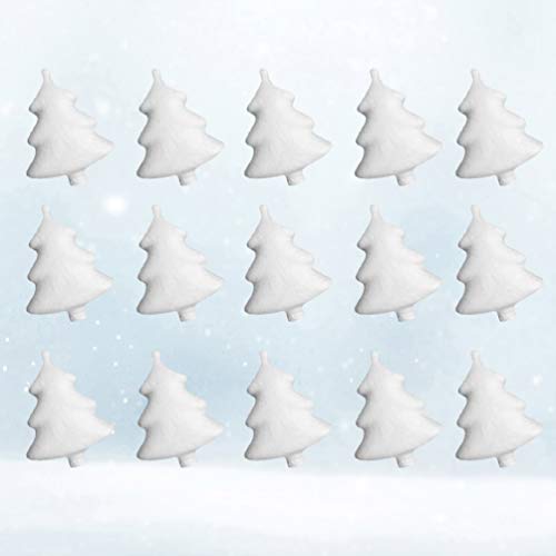 KESYOO 24pcs 7.3cm Foam Cones for DIY Crafts White Styrofoam Cones...