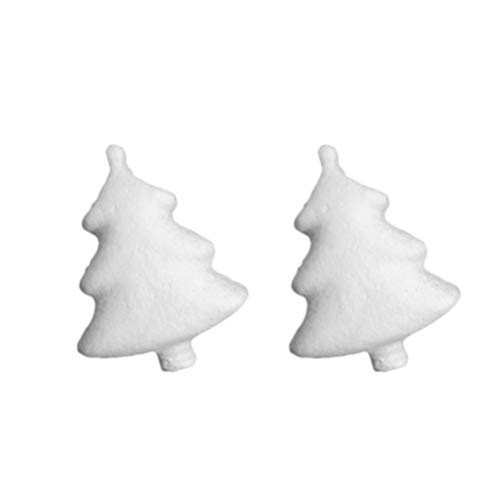 KESYOO 24pcs 7.3cm Foam Cones for DIY Crafts White Styrofoam Cones...