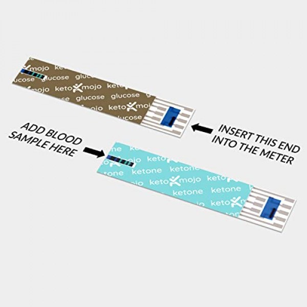 KETO-MOJO Test Strip Combo Pack for Use ONLY with The New GK+ Mete...