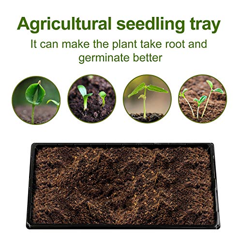 Kexle Seed Starting Plant Growing Trays - Durable Plant Germinatio...