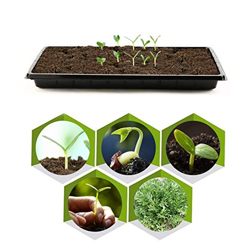 Kexle Seed Starting Plant Growing Trays - Durable Plant Germinatio...