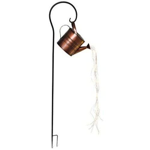 Star Shower Watering Can with Lights - LED Lamp Watering Can Decor...
