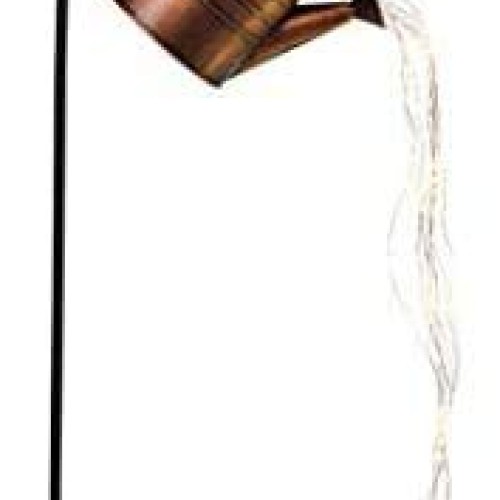 Star Shower Watering Can with Lights - LED Lamp Watering Can Decor...