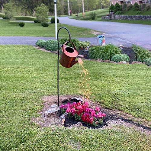 Star Shower Watering Can with Lights - LED Lamp Watering Can Decor...