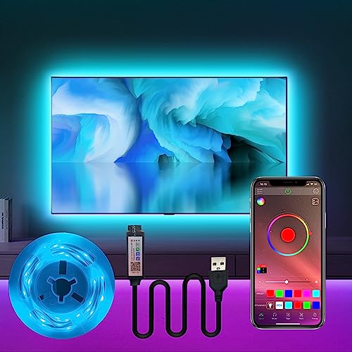 KEXU LED Lights for TV 9.84ft USB Led Strip Lights for 22-65 in TV...