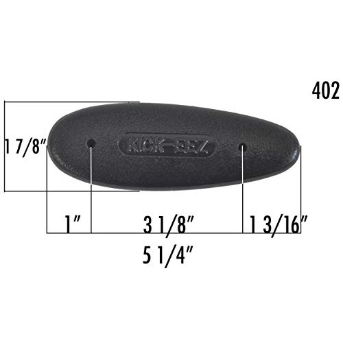 Kick-EEZ Grind to Fit Recoil Pad Trap Black 2 X 5 5/8 X 3/4 | S...