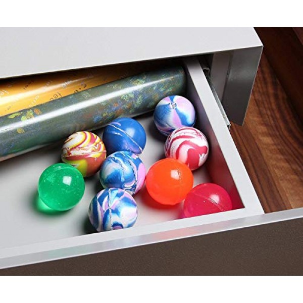 Kicko 2 Inch Marble Balls - 12 Pieces of Assorted 2 Tone Colors - ...