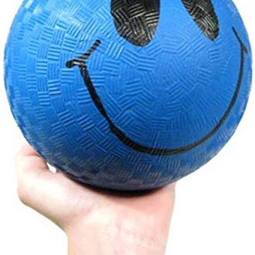 Kicko Smile Face Ball - 5 Pack - Colored Playground Balls with Smi...