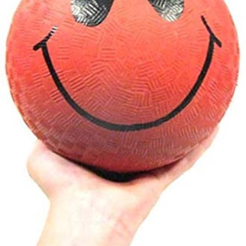 Kicko Smile Face Ball - 5 Pack - Colored Playground Balls with Smi...