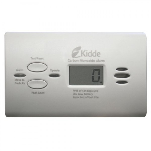 Kidde Battery Operated Carbon Monoxide Alarm with Digital Display ...