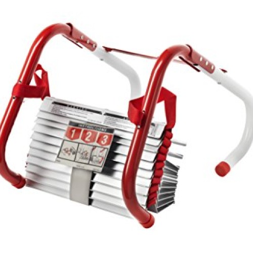 Kidde KL-2S Two-Story Fire Escape Ladder with Anti-Slip Rungs, 13-...