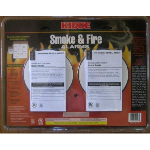 Kidde Smoke & Fire Alarm - 2 Pack
