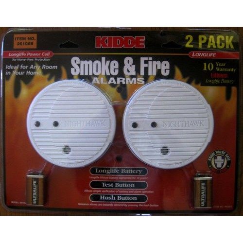 Kidde Smoke & Fire Alarm - 2 Pack