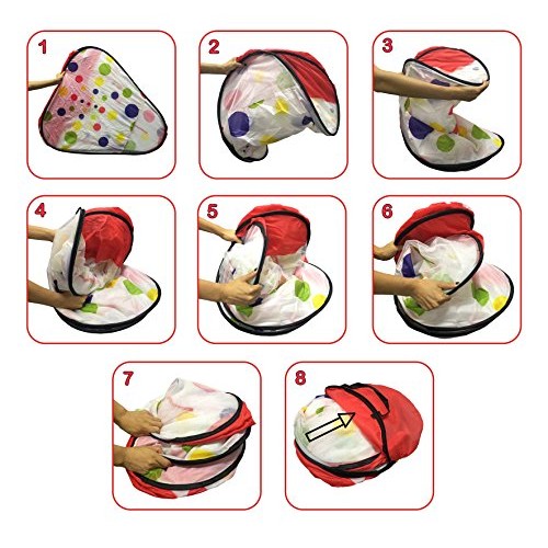 Kiddey Kids Ball Pit Play Tent - 100 Ball Pit Balls Included - Pop...