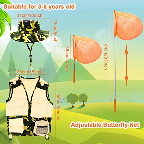 KiddiTouch Kids Explorer Kit 18pcs, Kids Outdoor Exploration Kit w...