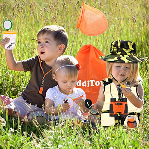 KiddiTouch Kids Explorer Kit 18pcs, Kids Outdoor Exploration Kit w...