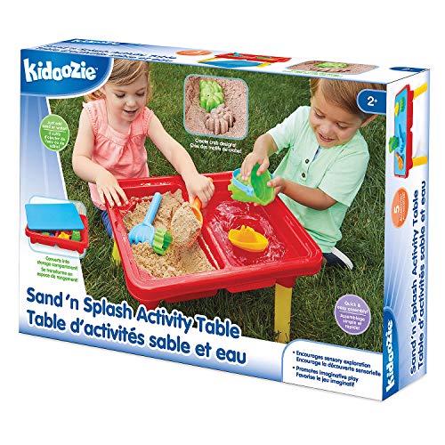 Kidoozie Sand ‘n Splash Activity Table with Storage Compartment an...