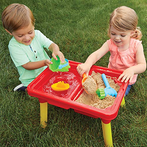 Kidoozie Sand ‘n Splash Activity Table with Storage Compartment an...