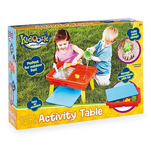 Kidoozie Sand ‘n Splash Activity Table with Storage Compartment an...