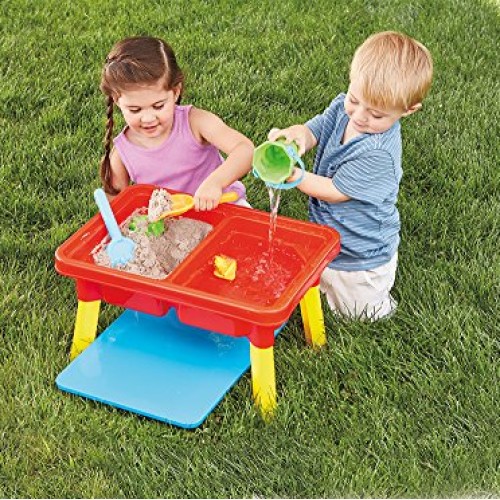 Kidoozie Sand ‘n Splash Activity Table with Storage Compartment an...