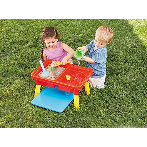 Kidoozie Sand ‘n Splash Activity Table with Storage Compartment an...