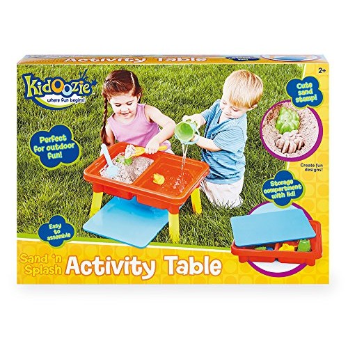 Kidoozie Sand ‘n Splash Activity Table with Storage Compartment an...