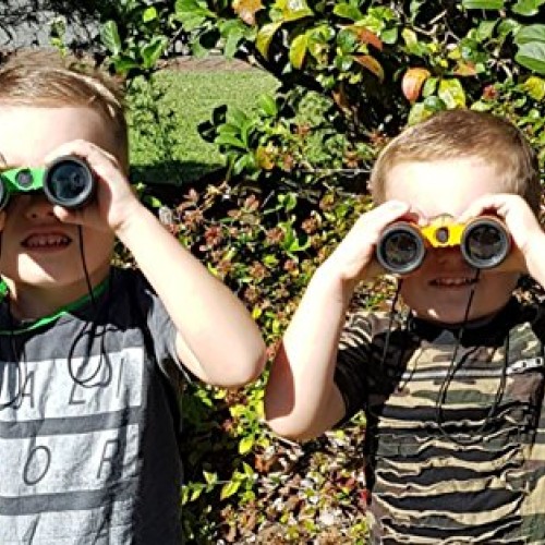 Adventure Kidz Outdoor Exploration Kit, Yellow Backpack, Binocular...