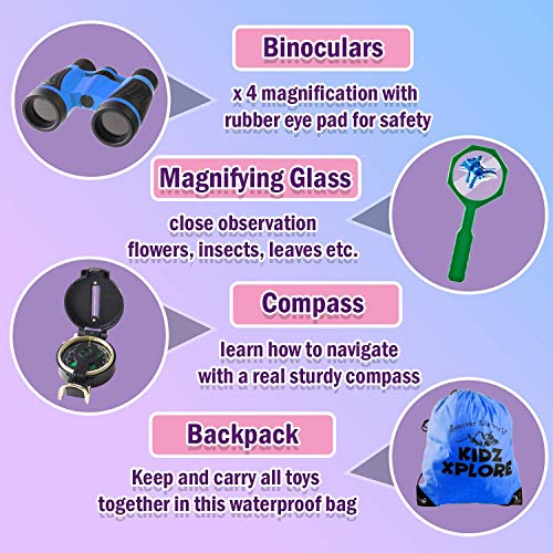 Kidz Xplore-Outdoor Explorer Set, Bug Catching Kit, Nature Explora...
