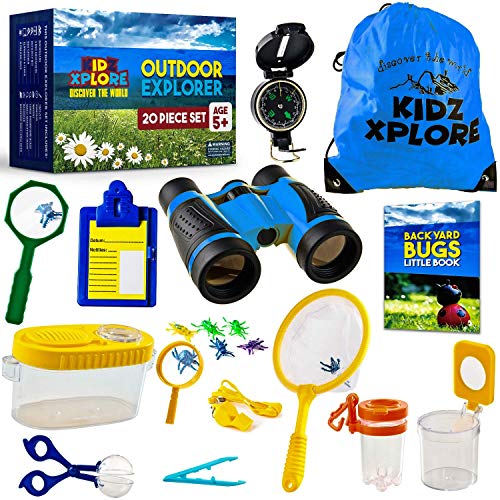 Kidz Xplore-Outdoor Explorer Set, Bug Catching Kit, Nature Explora...