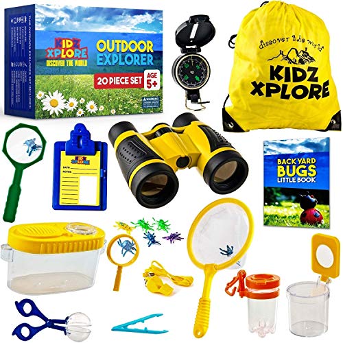 Kidz Xplore Outdoor Explorer Set - Bug Catching Kit Nature Explora...