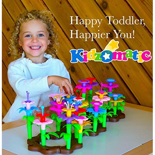 Kidzomatic Flower Garden Building Toys for Girls - Girls Toys Age ...
