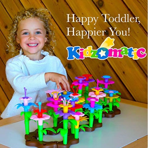 Kidzomatic Flower Garden Building Toys for Girls - Girls Toys Age ...