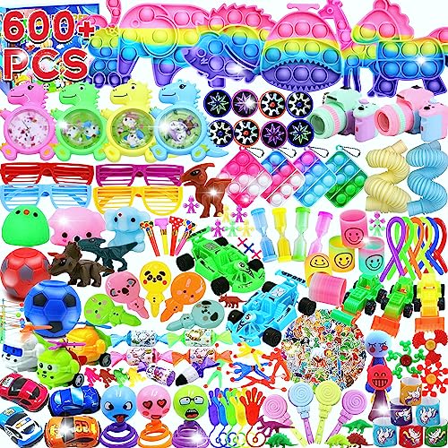 Kifisa 600+ PCS Party Favors for Kids, Fidget Toys Pack,Birthday G...