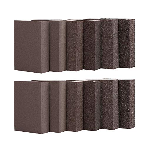 Wet Dry Sanding Sponge, Coarse/Medium/Fine 6 Different Specificati...